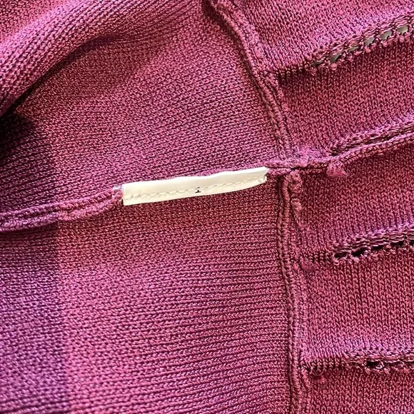 Michael Kors Halter Midi Dress With Gold Zipper Size XS Burgundy - Picture 10 of 10